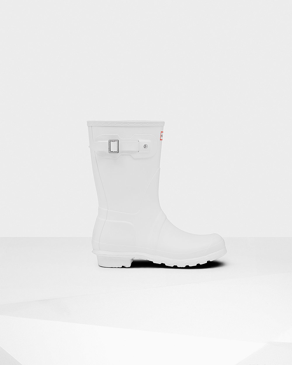 Women Hunter Original | Short Rain Boots White | NZ-8173-MATH